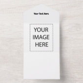 カスタムテキスト オールインワン招待状 (内側)