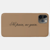 カスタムテキスト |ジムのモチベーション |ライトブラウン Case-Mate iPhoneケース (裏面(横))