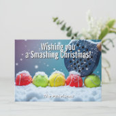 🎾🎄カスタムテキスト スノーコートスマッシュ シーズンカード (スタンド正面)