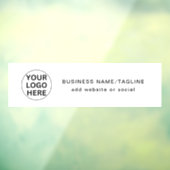 カスタムテキスト＆ビジネスロゴ プロモーションホワイト ウィンドウサイン (シート3)