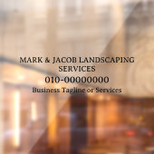 カスタムテキスト ビジネス ディスプレイ サービス カー トラック ウィンドウサイン (シート2)