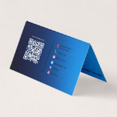 カスタムテキスト | フル連絡 | 完全なカスタマイズ 名刺 (裏面)