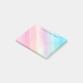 カスタムテキスト |ラージパステルライン ポストイット (アングル)