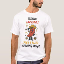 カスタムテキスト レトロ唐辛子ドリンクTシャツ