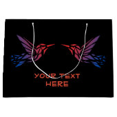 カスタムテキスト 左 右 画像はこちら ラージペーパーバッグ (正面)