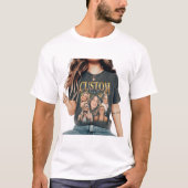カスタムテキストTシャツ Tシャツ (正面)