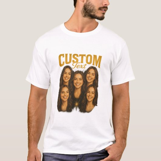 カスタムテキストTシャツ Tシャツ (正面)