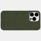 カスタムテクスチャ付きモスグリーンiPhone 14 Pro Maxケース Case-Mate iPhoneケース (裏面 (横))