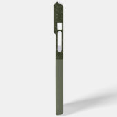 カスタムテクスチャMossスプリットiPhone 15 Pro Maxケース Case-Mate iPhoneケース (裏面 / 左)