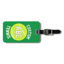 カスタムテニスのチーム名と選手のイニシャル/文字