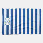 カスタムテニスカントリークラブブストライプのルー キッチンタオル (横)