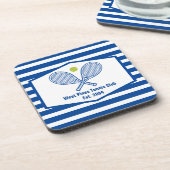 カスタムテニスカントリークラブブストライプのルー コースター (左側)