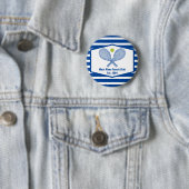 カスタムテニスカントリークラブブストライプのルー 缶バッジ (インサイチュ)