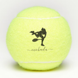 カスタムテニス選手の名パーソナライズされた前 テニスボール