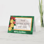 カスタムテネシー歩くホースクリスマスカード シーズンカード (正面)