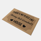 カスタムテレスノプレイスライクナニー&グランドズハウス ドアマット (アングル)