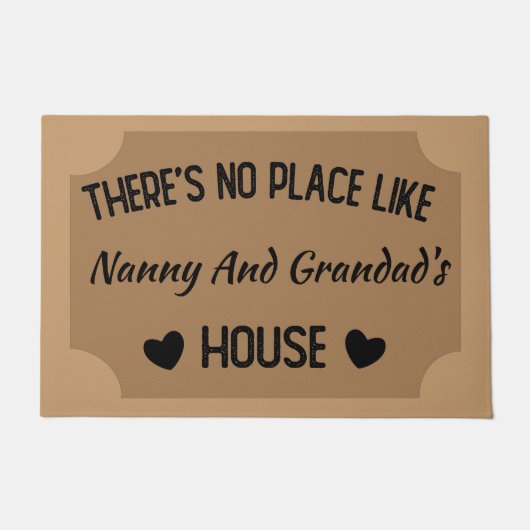 カスタムテレスノプレイスライクナニー&グランドズハウス ドアマット (正面)