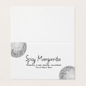 カスタムテントドリンクカード 名刺 (外部フラット)