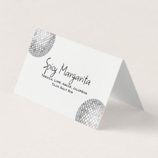 カスタムテントドリンクカード 名刺