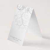 カスタムテントフォールドDIYパンチイヤリングディスプレイカード 名刺 (裏面)