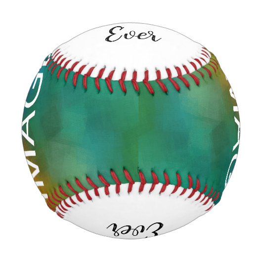 カスタムテンプレートのアップロード画像の写真最高のパパの履歴 野球ボール (正面)