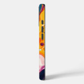 カスタムテンプレートの鮮やかな波模様 Case-Mate iPhoneケース (裏面 / 左)