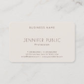 カスタムテンプレートエレガントトレンディー 名刺 (裏面)