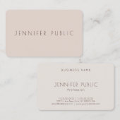 カスタムテンプレートエレガントトレンディー 名刺 (正面/裏面)