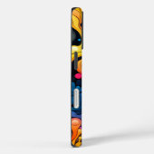 カスタムテンプレートカラフル波模様 Case-Mate iPhoneケース (裏面 / 右)