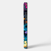 カスタムテンプレートカラフル波模様 Case-Mate iPhoneケース (裏面 / 左)