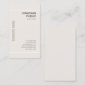 カスタムテンプレートデザインモダンのエレガント色 名刺 (正面/裏面)