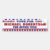 カスタムテンプレートバンパーステッカー バンパーステッカー (正面)