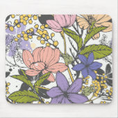 カスタムテンプレートフローラルパターモダンン マウスパッド (正面)