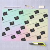 カスタムテンプレート事業会社グラデーション 薄葉紙 (クラフト)