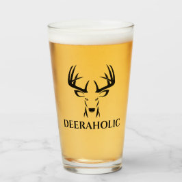 カスタムディア狩りビールガラスタンブラー タンブラーグラス