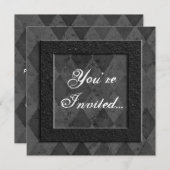 カスタムディナーまたはパーティの招待状 招待状 (正面/裏面)