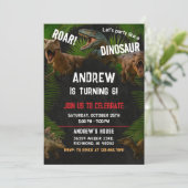 カスタムディノボーイドノバースデーパーティー 招待状 (スタンド正面)