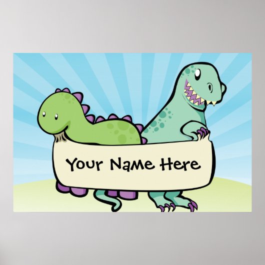 カスタムディノポスター ポスター (正面)