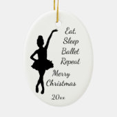 カスタムデイテッド食べクスSLEEP BALLET Repeat セラミックオーナメント (裏面)