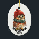 カスタムデイテッドVintage Christmas Deer Animal Art セラミックオーナメント<br><div class="desc">こののメリークリスマスをカスタムお願いしたい水彩ヴィンテージクリスマスディアアニマルアート</div>