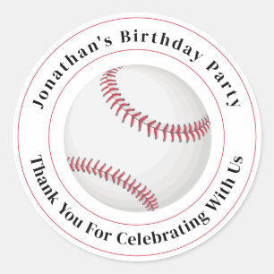 カスタムデイール野球ボール スポーツ 誕生日 イベント ラウンドシール