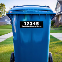 カスタムデカールゴミ箱ラベルごみ箱シール