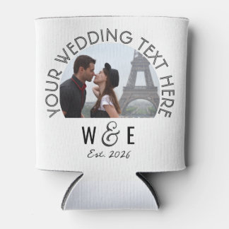 カスタムデコモダン文字クーラーボックス結婚式の引き出物 缶クーラー