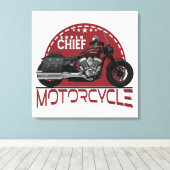 カスタムデザイナーアパレル&アクセサリーすごいチーフ キャンバスプリント (インサイチュ (ウッドフロア))