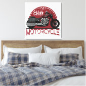 カスタムデザイナーアパレル&アクセサリーすごいチーフ キャンバスプリント (インサイチュ (寝室))