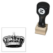 カスタムデザインあなたのロゴlパーソナライズクラウン付き/文字 ラバースタンプ (押印)