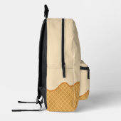 カスタムデザインおもしろいアイスクリームバニラガール プリントバックパック (左)