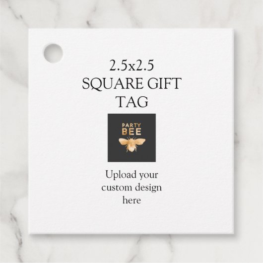 カスタムデザインのアップロード フェイバータグ (正面)