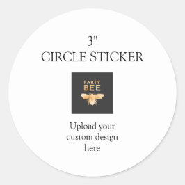 カスタムデザインのアップロード ラウンドシール