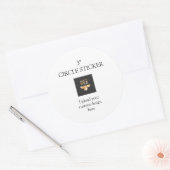 カスタムデザインのアップロード ラウンドシール (封筒)